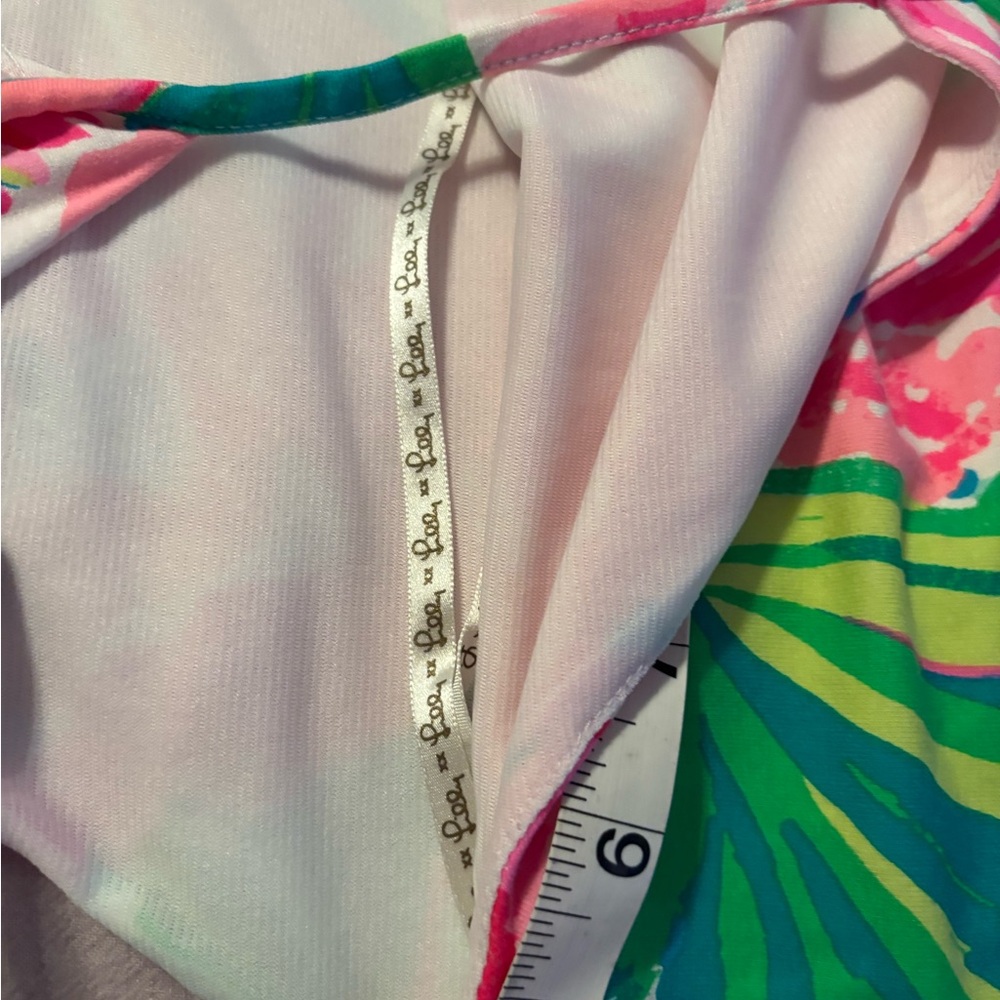 Lilly Pulitzer Pink and Green Floral Dress - Picture 7 of 8